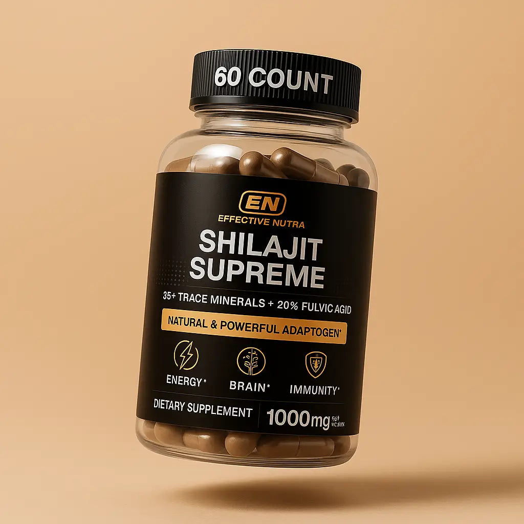 Shilajit Supreme Effective Nutra 1000MG 60 Caps