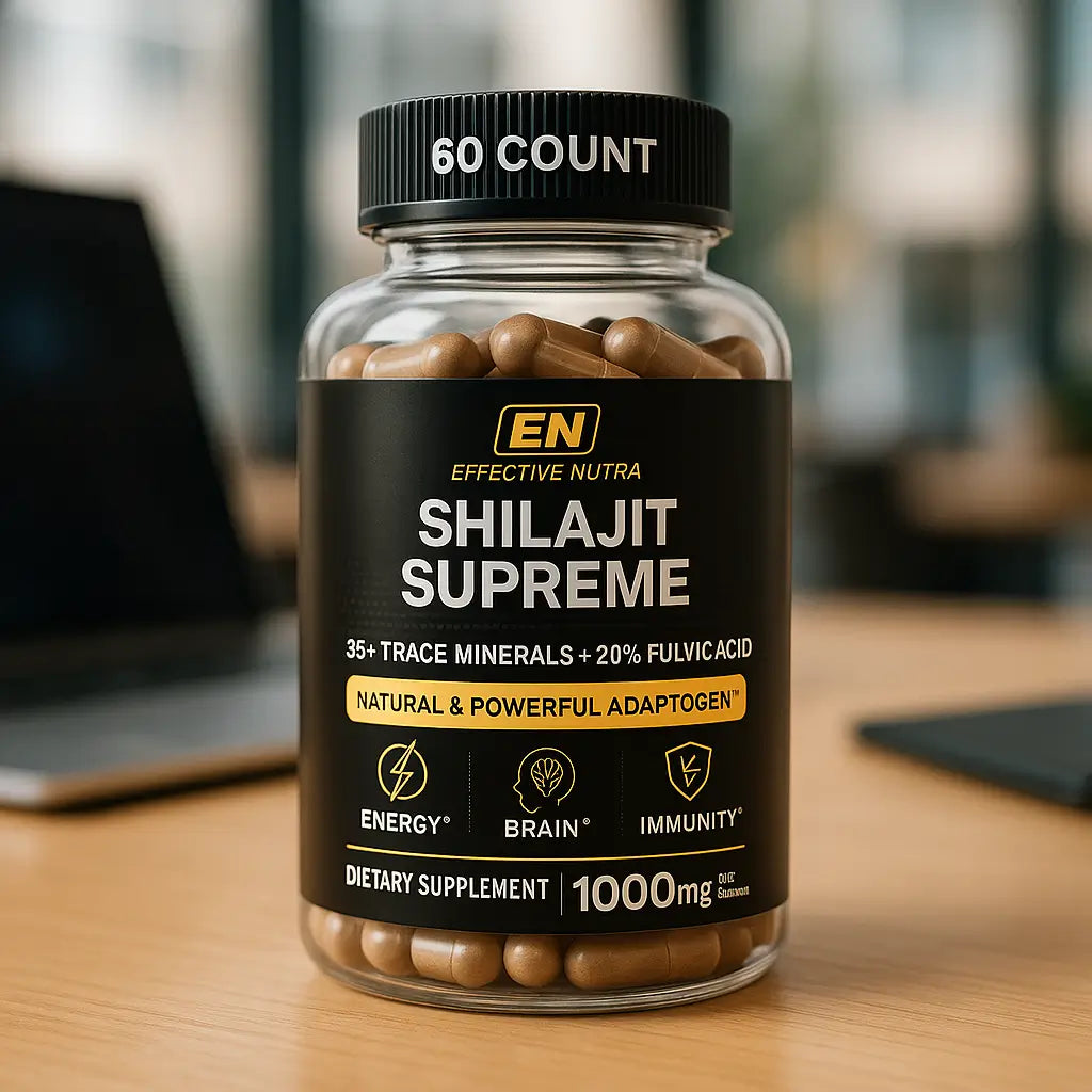 Shilajit Supreme Effective Nutra 1000MG 60 Caps