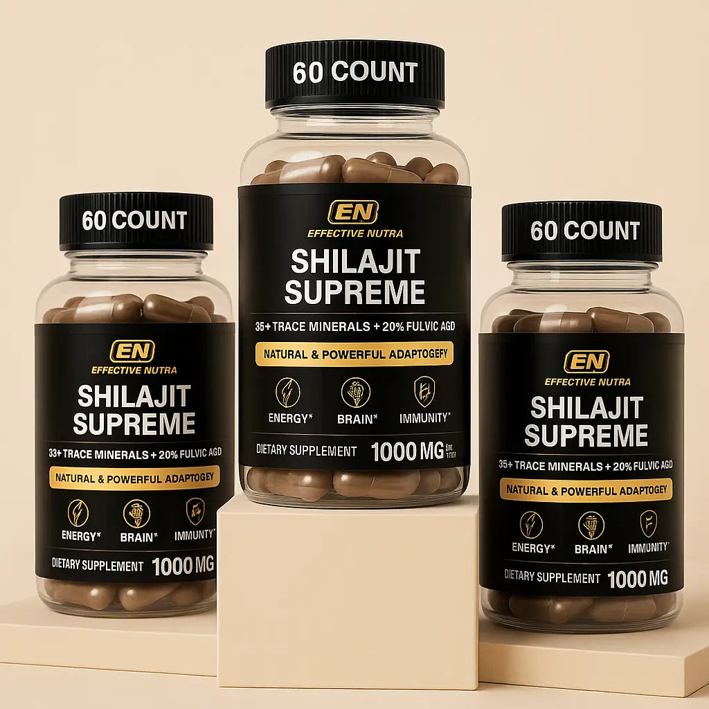 Shilajit Supreme Effective Nutra 1000MG 60 Caps