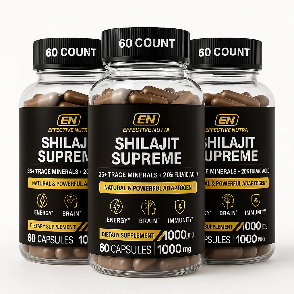 Shilajit Supreme Effective Nutra 1000MG 60 Caps