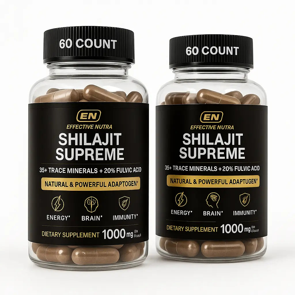 Shilajit Supreme Effective Nutra 1000MG 60 Caps