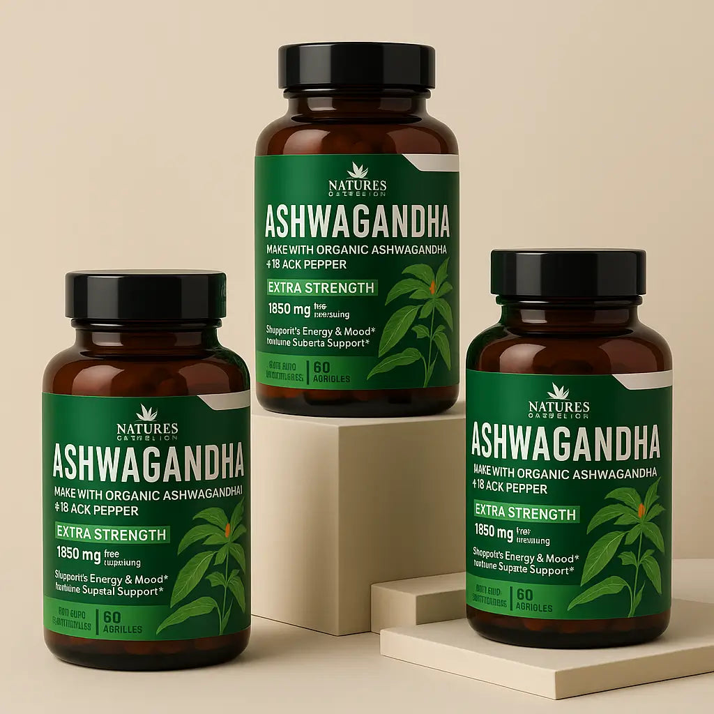 Ashwagandha Natures Nutrition 2100 Mg 60 Capsulas
