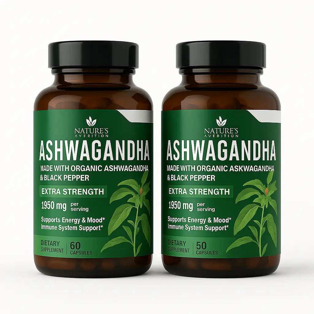 Ashwagandha Natures Nutrition 2100 Mg 60 Capsulas