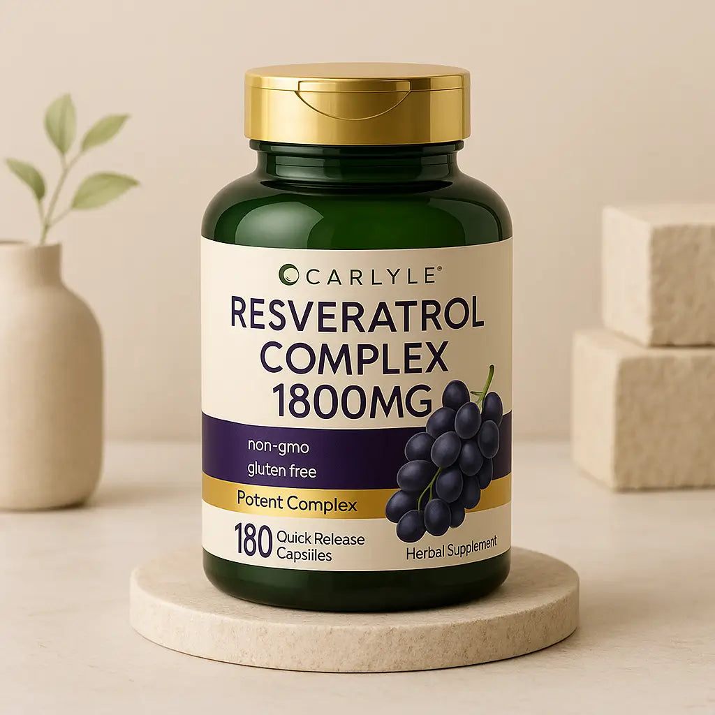 Resveratrol Carlyle 1800 MG 180 Capsulas