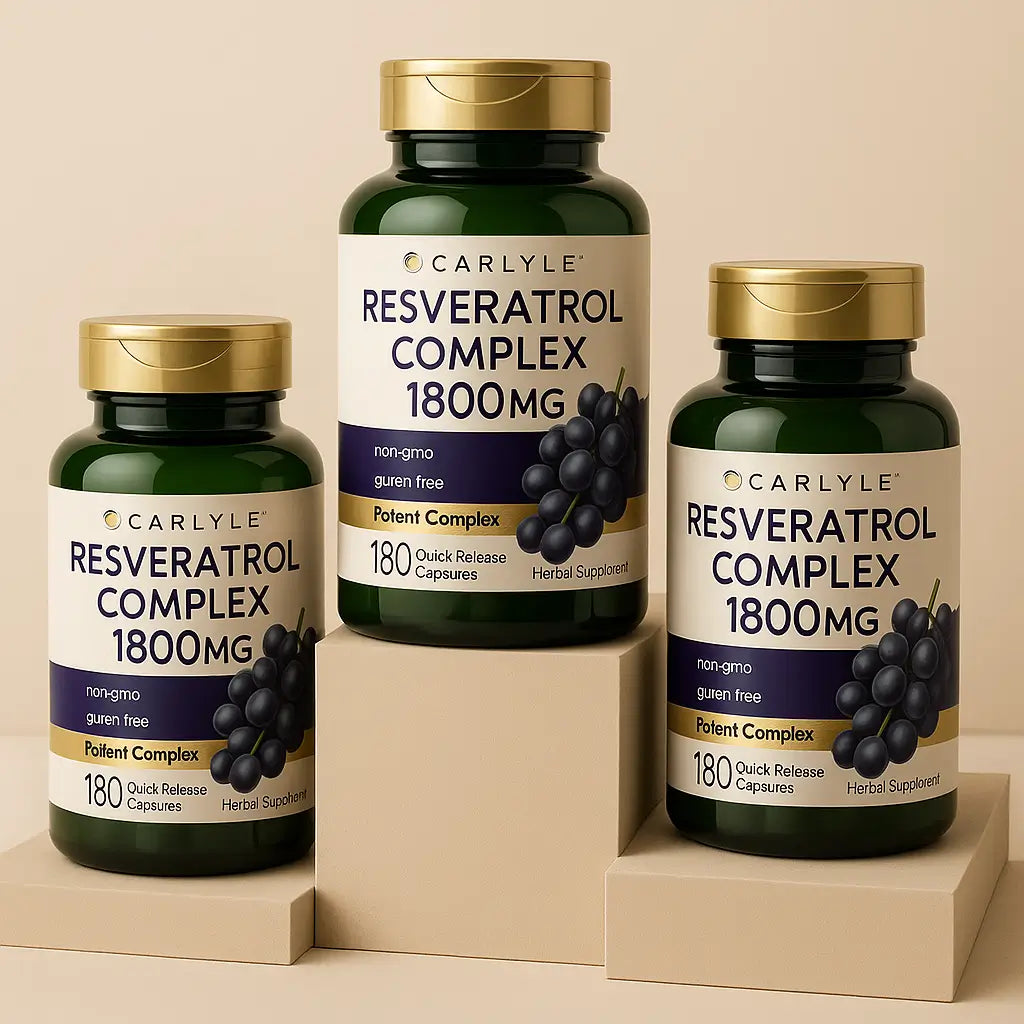 Resveratrol Carlyle 1800 MG 180 Capsulas