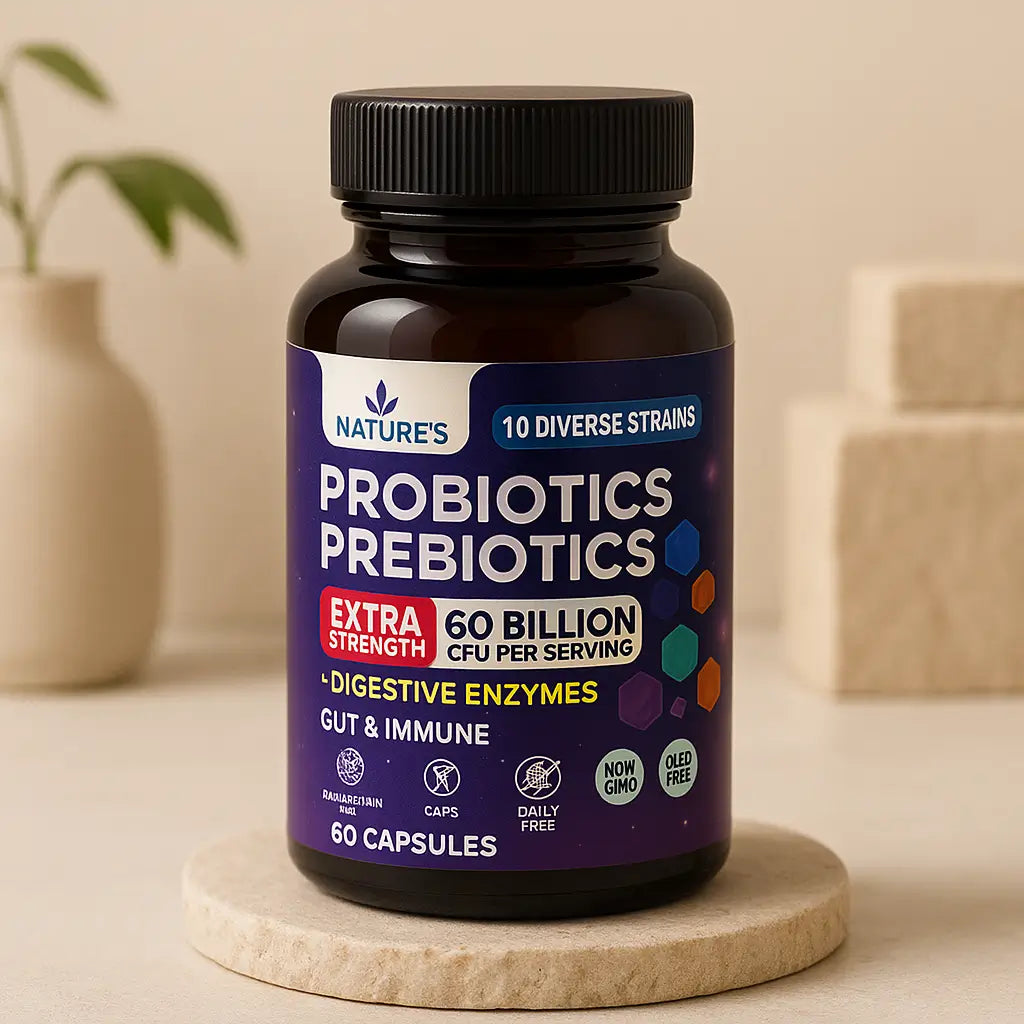 Probióticos Natures Nutrition 60mil Millones 60 Caps