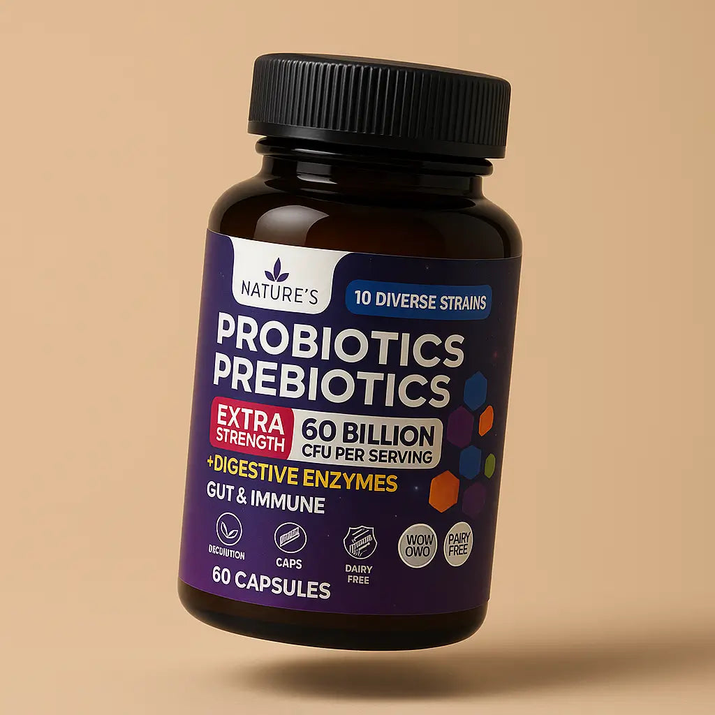 Probióticos Natures Nutrition 60mil Millones 60 Caps