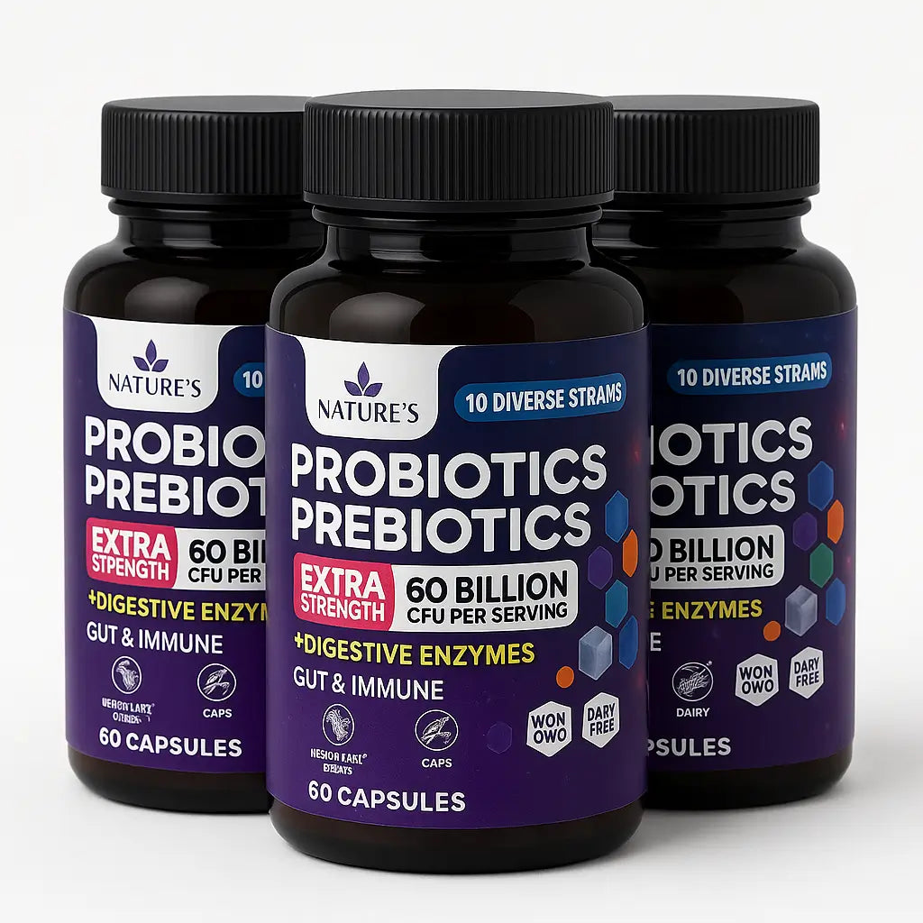 Probióticos Natures Nutrition 60mil Millones 60 Caps