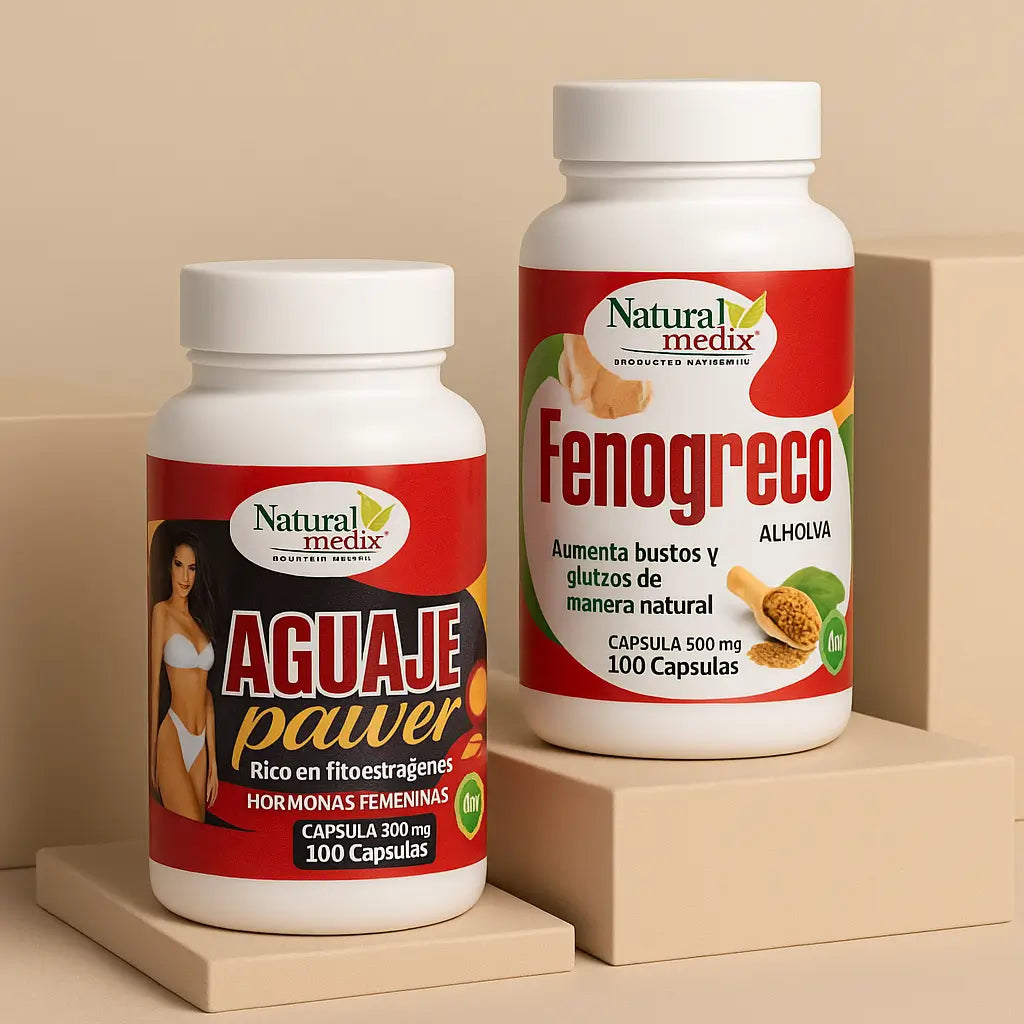 Fenogreco 100 caps + Aguaje Pawer 100 caps