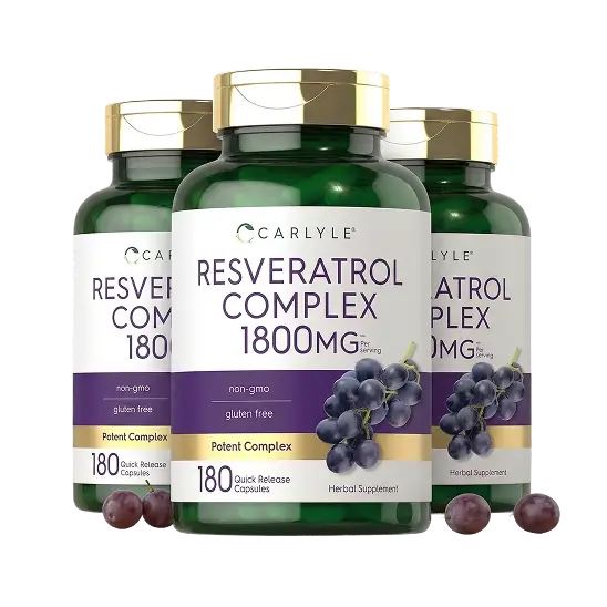 Resveratrol Carlyle 1800 MG 180 Capsulas
