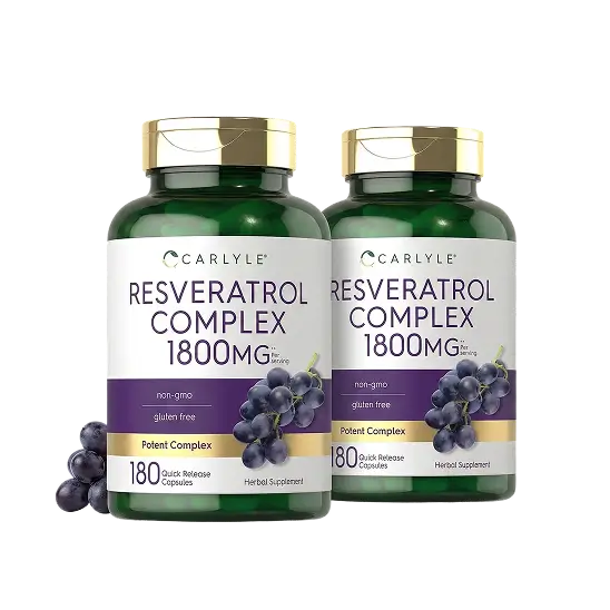 Resveratrol Carlyle 1800 MG 180 Capsulas