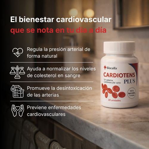 Cardiotens Plus 30 Capsulas Suplemento para la Presión Arterial