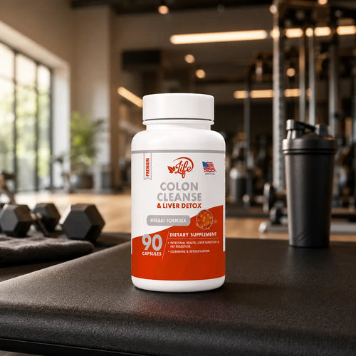 Colon Cleanse & Liver Detox Life Limpieza de Colon e Hígado 90 cápsulas