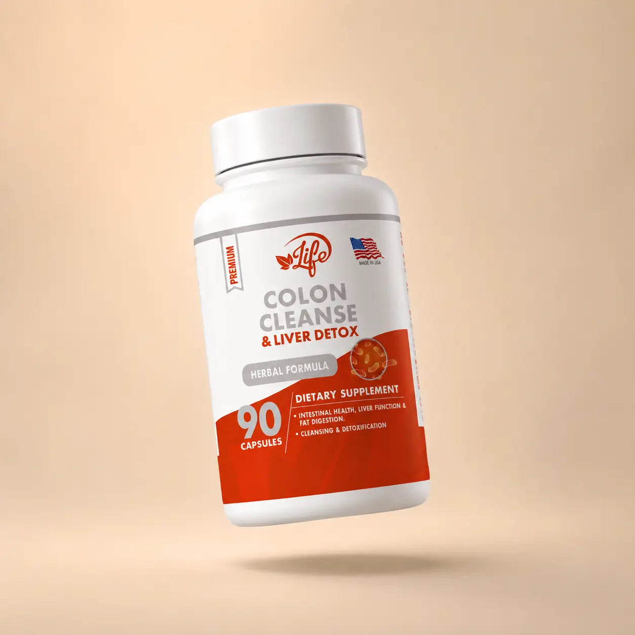 Colon Cleanse & Liver Detox Life 90 cápsulas