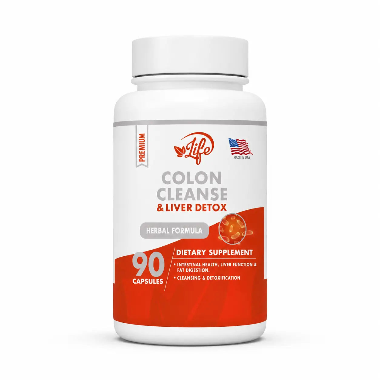 Colon Cleanse & Liver Detox Life 90 cápsulas