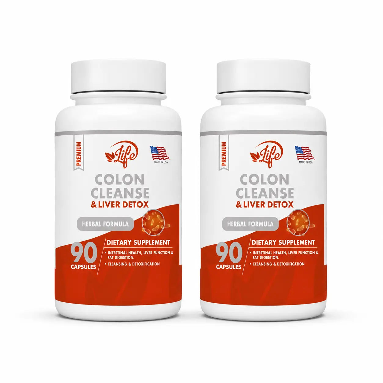 Colon Cleanse & Liver Detox Life 90 cápsulas