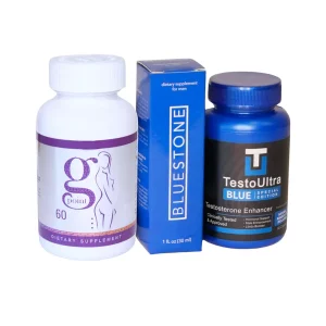 Combo Testo Ultra Blue+Bluestone+ Potenciador Femenino Punto G Incrementa la producción de testosterona masculina y aumenta la libido femenina