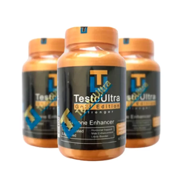 Testo Ultra Gold Combo x3 Unidades Potenciador que incrementa la producción de testosterona masculina