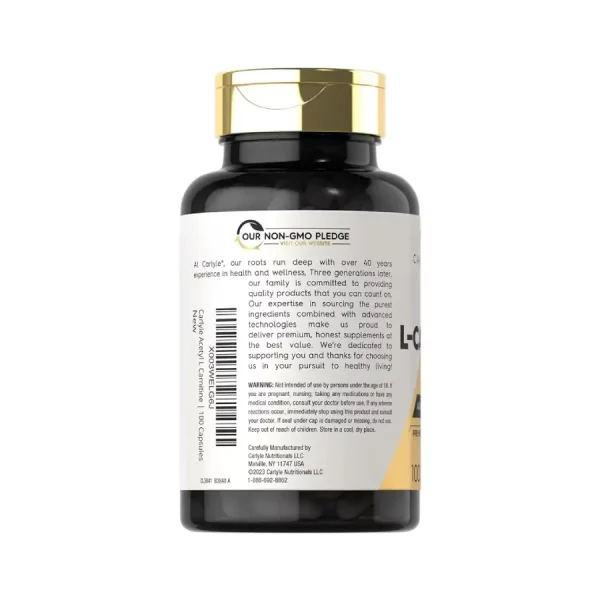 Acetyl L-Carnitina HCL Aumento de Energía