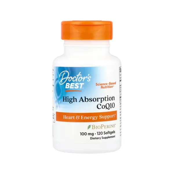 Coenzima Q10 Doctor's Best 100MG 120 Capsulas Blandas