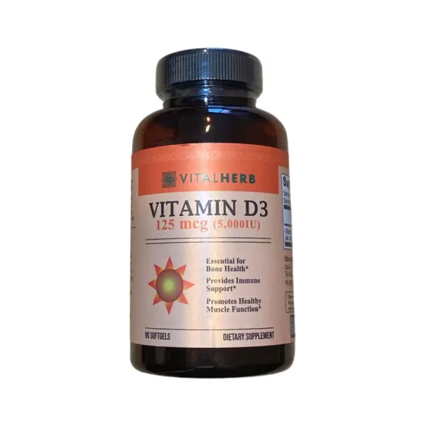 Vitamina D3 Vital Herb 500Iu 90 Capsulas Blandas