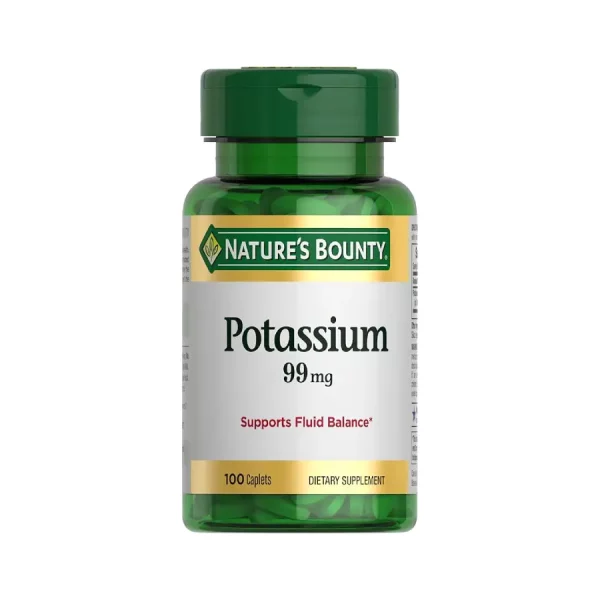 Potasio Nature's Bounty 99 MG 100 Capsulas