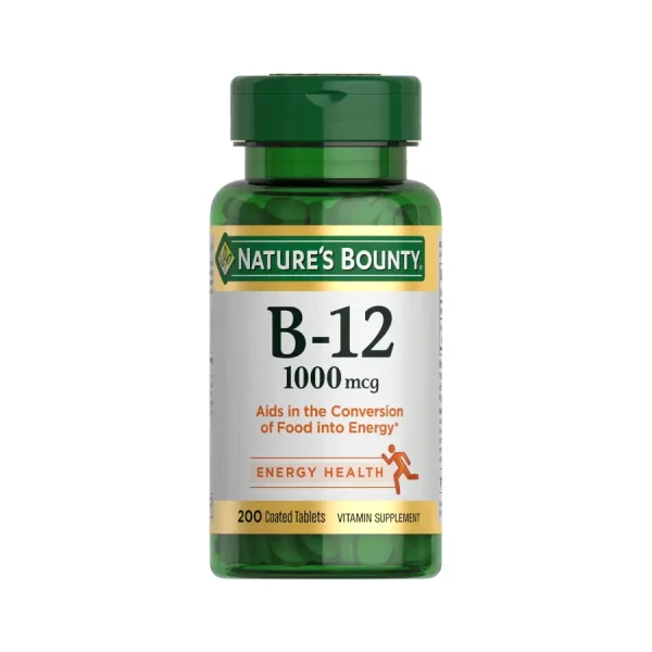 Vitamina B12 Natures Bounty 1000 MCG 200 Capsulas