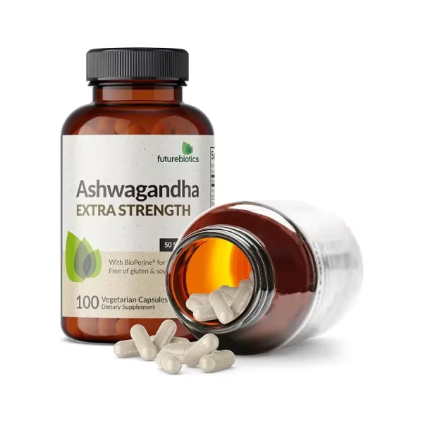 Ashwagandha Futurebiotics 100 Capsulas Vegetales