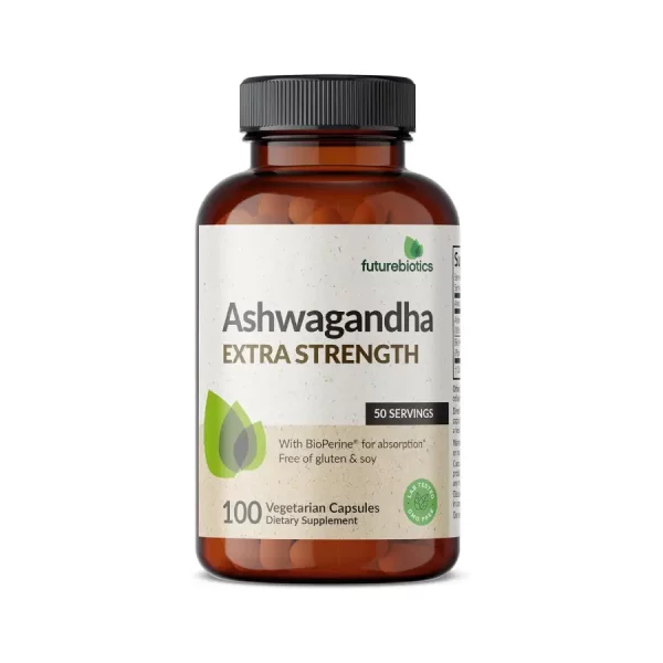 Ashwagandha Futurebiotics 100 Capsulas Vegetales