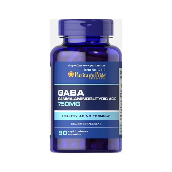 Gaba Puritans Pride 750 Mg 90 Capsulas