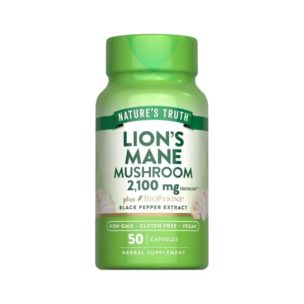 Melena de León Natures Truth 2100MG 50 Capsulas