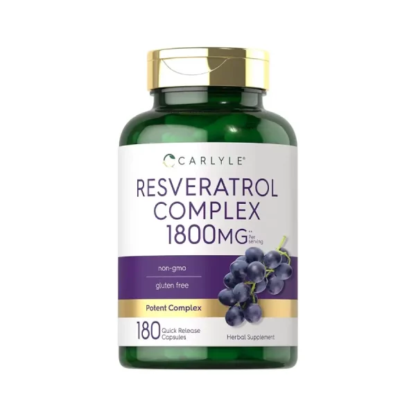 Resveratrol Carlyle 1800 MG 180 Capsulas