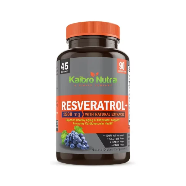 Resveratrol Kaibro Nutra 1600 MG 90 Capsulas