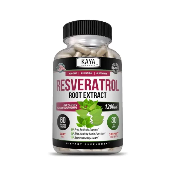 Resveratrol Kaya 1200MG 60 Capsulas Vegetales