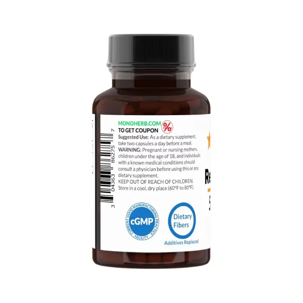 Resveratrol Monoherb 500MG 60 Capsulas