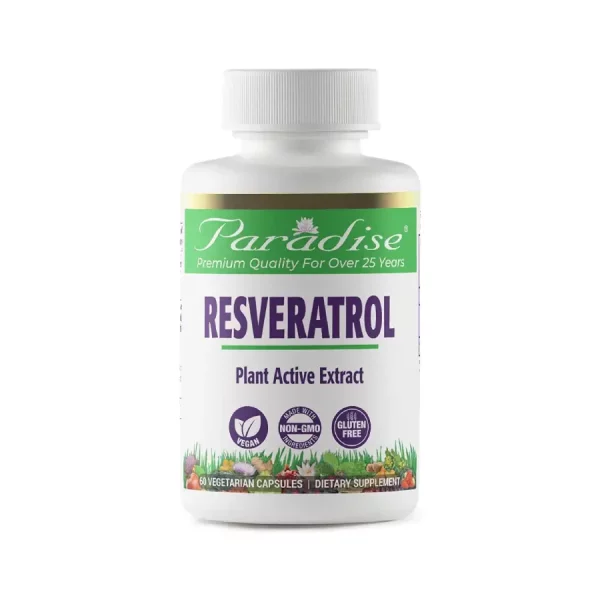 Resveratrol Paradise 100MG 60 Capsulas Vegetales