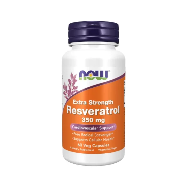 Resveratrol Now 350 MG 60 Capsulas Vegetales