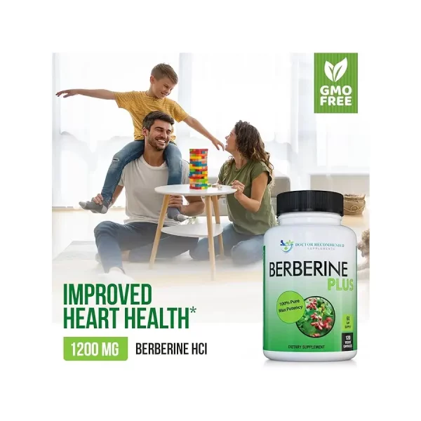 Berberine Plus para la Diabetes Doctor Recommended 120 Capsulas