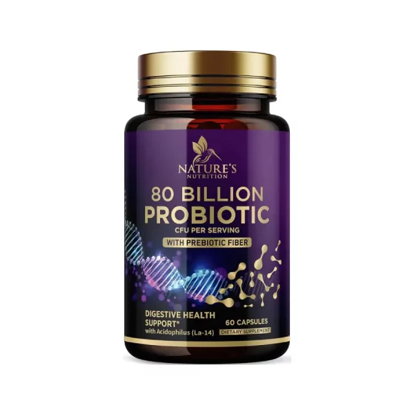 Probioticos Nature’s Nutrition 80mil Millones 60 Caps