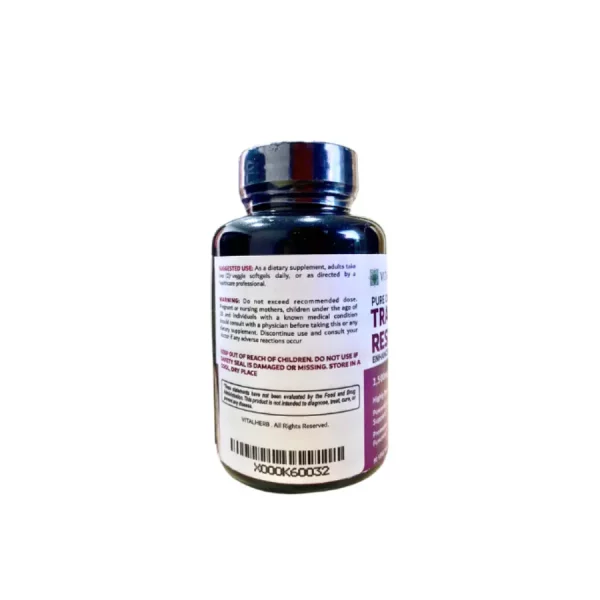 Trans-resveratrol VitalHerb 1,500mg 90caps